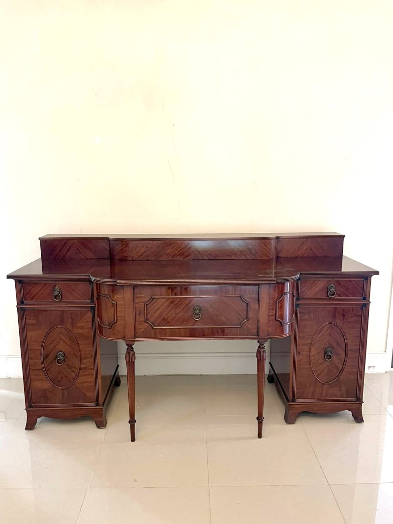 Outstanding Quality Antique Edwardian Mahogany Sideboard by Goodall of Manchester